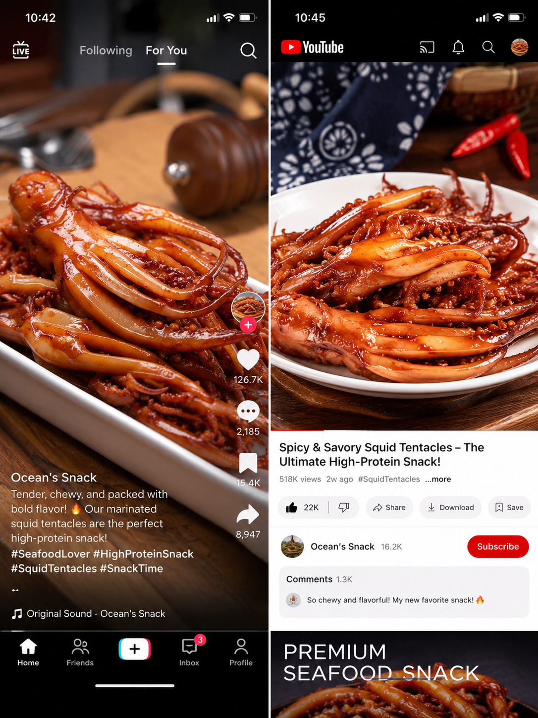 🦑BBQ Roasted Whole Squid Snack – Ready to Eat, Individually Wrapped-Will