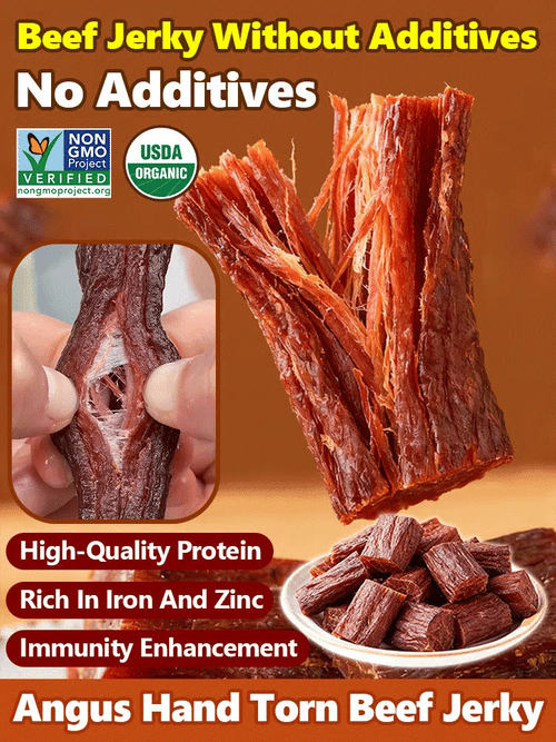 Add high-protein pure beef jerky.-Will