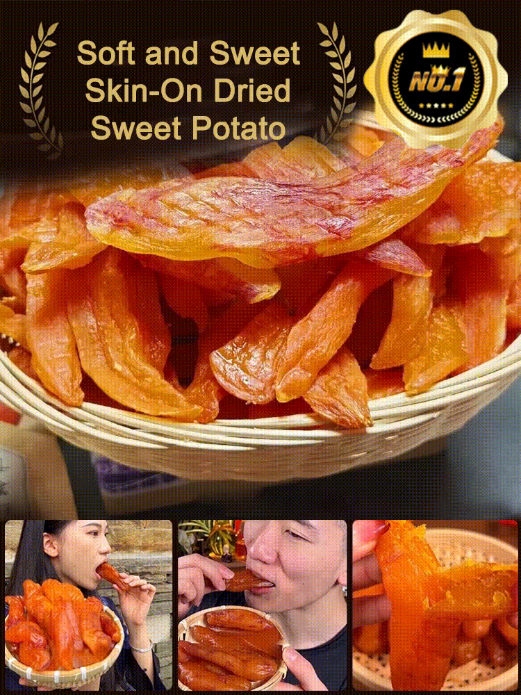 Soft and Sweet Skin-On Dried Sweet Potato-Will