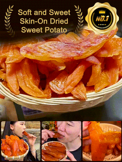 Soft and Sweet Skin-On Dried Sweet Potato-Will