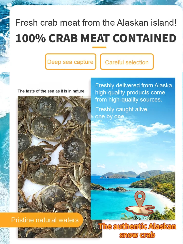 Alaskan Snow Crab Ready-to-EatCrispy Crab-Will