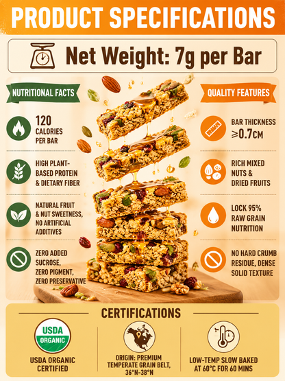 🥚Oat Protein Granola Bars Low Calorie Snack-Will