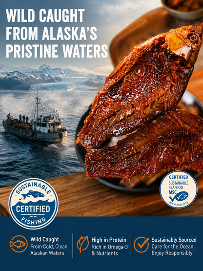 🐟️Gourmet Spicy Whole Fish | Vacuum-Sealed | High Protein Seafood Snack-Will