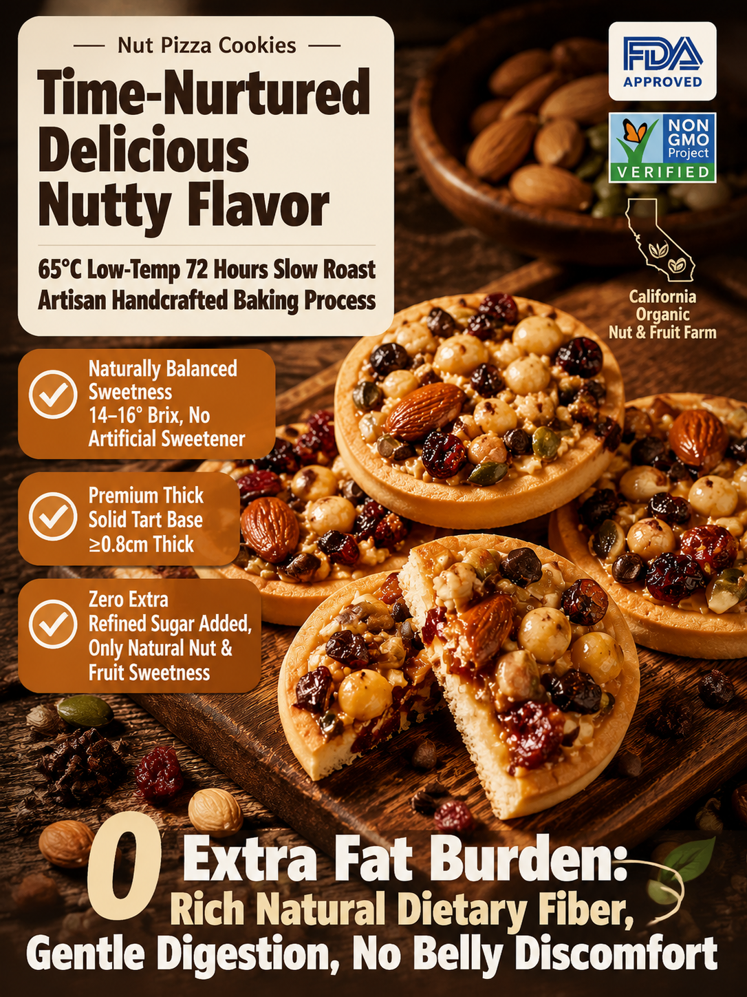 🍪Mixed Nut Cookies Assorted Biscuit Snack Pack-Will