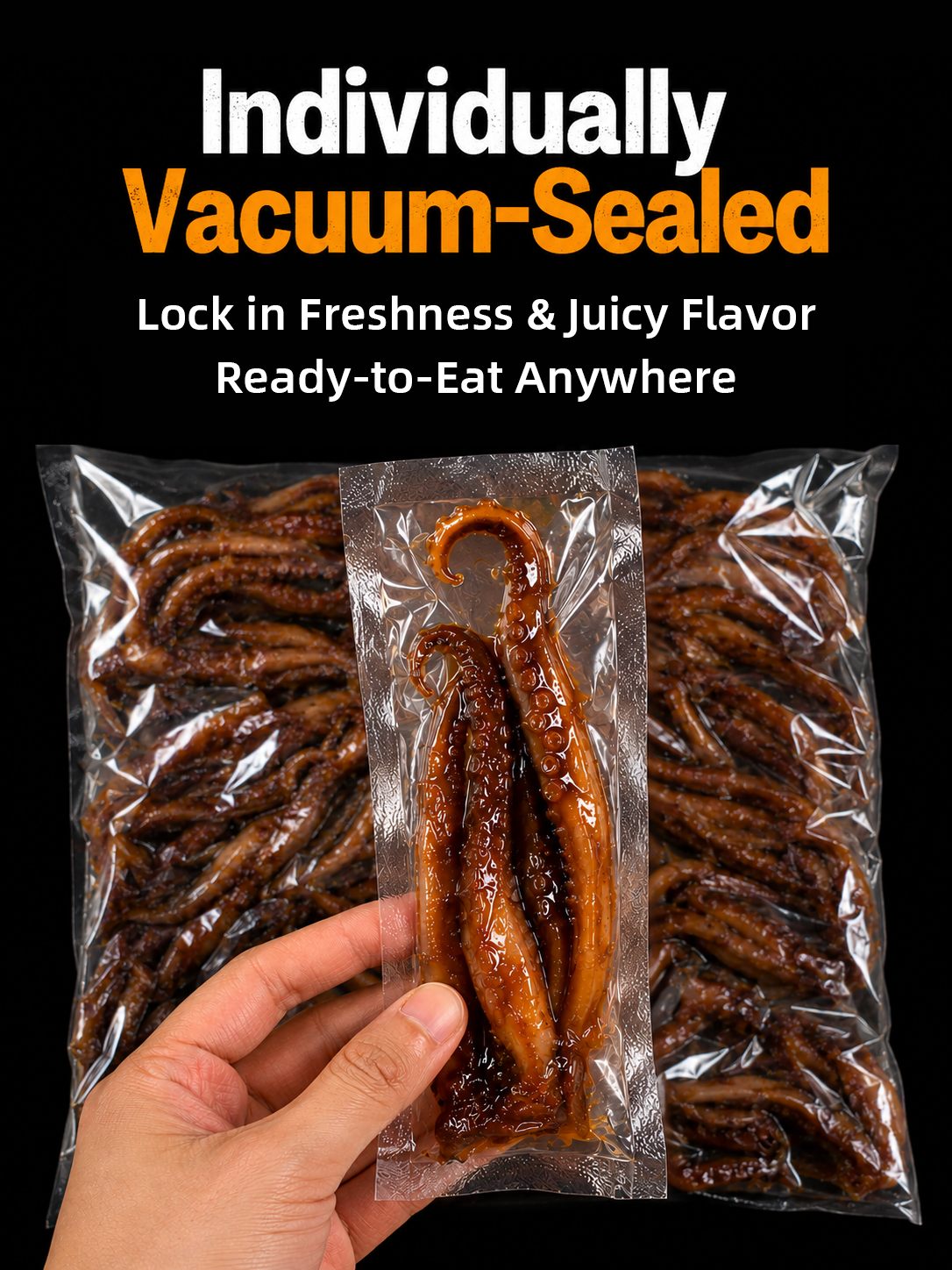 🦑BBQ Roasted Whole Squid Snack – Ready to Eat, Individually Wrapped-Will