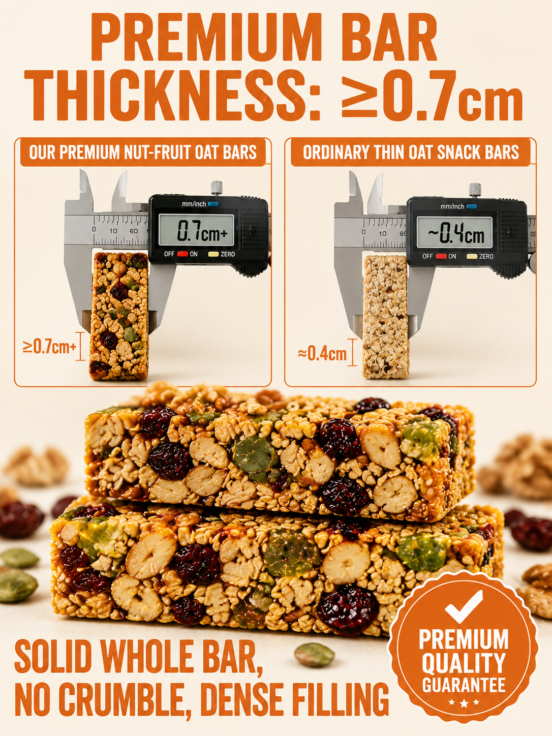 🥚Oat Protein Granola Bars Low Calorie Snack-Will