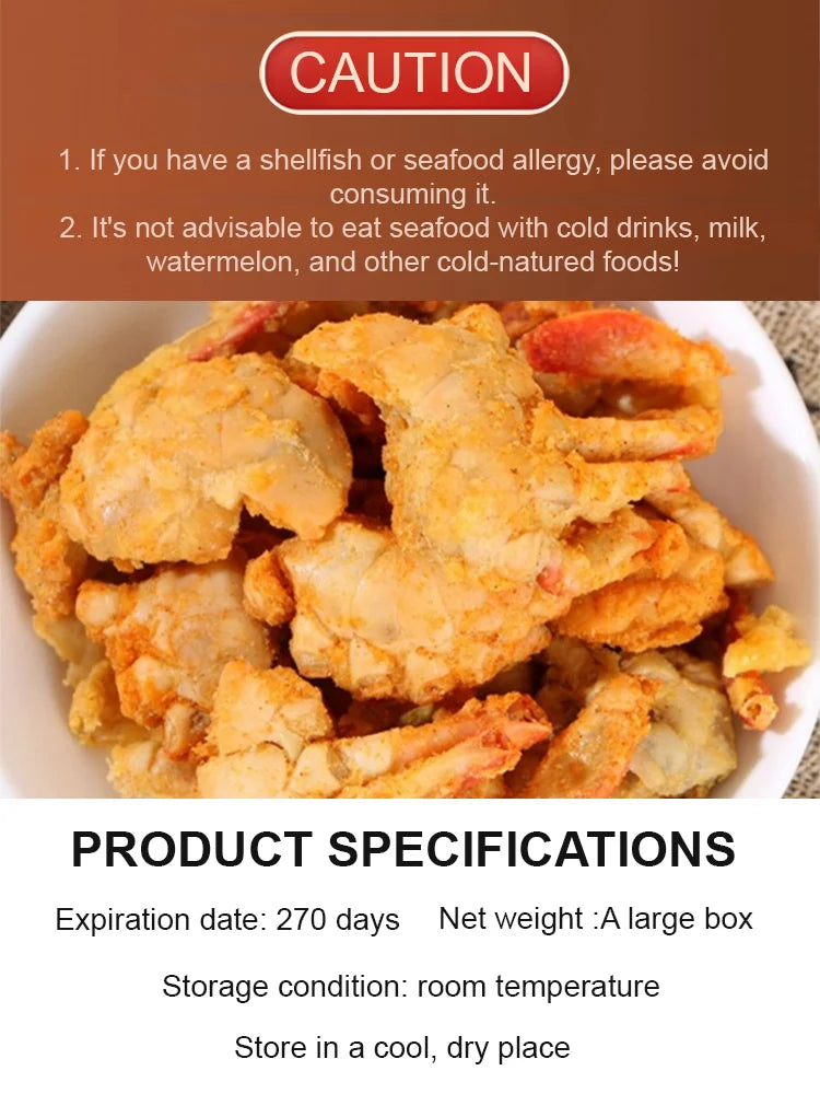 Alaskan Snow Crab Ready-to-EatCrispy Crab-Will