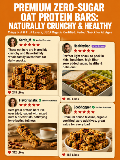 🥚Oat Protein Granola Bars Low Calorie Snack-Will