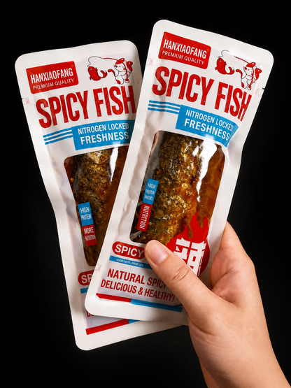 🐟️Gourmet Spicy Whole Fish | Vacuum-Sealed | High Protein Seafood Snack-Will